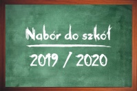 Nabór do szkół ponadgimnazjalnych/ponadpodstawowych na rok szkolny 2019/2020