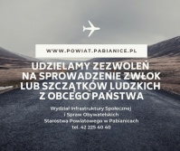 Sprowadzenie zwłok z obcego państwa