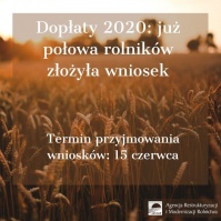 Dopłaty 2020: już połowa rolników złożyła wniosek