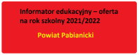 Informator edukacyjny – oferta na rok szkolny 2021/2022 