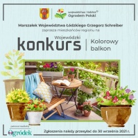 Wojewódzki Konkurs na „Kolorowy balkon" 