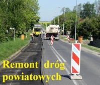 Prace na drogach powiatowych 