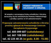 Pomoc w zakwaterowaniu dla Ukraińców