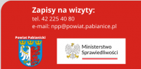 Nieodpłatne porady prawne, nieodpłatne poradnictwo obywatelskie  i mediacje w Powiecie Pabianickim w 2023 r.