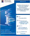 „Promocja projektów finansowanych z Funduszy Europejskich  w perspektywie 2014-2020”.