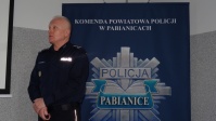 Narada roczna w  Komendzie Powiatowej Policji w Pabianicach 