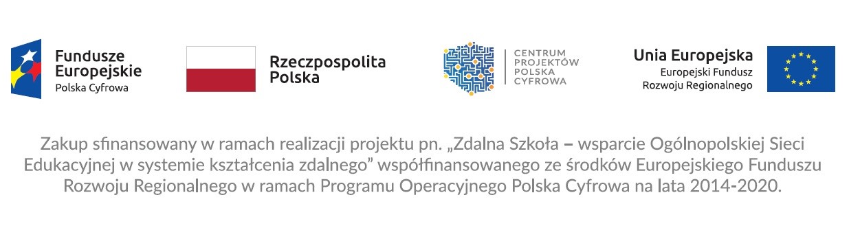 Logo Programu Operacyjnego Polska Cyfrowa